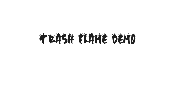 Trash Flame DEMO Logo