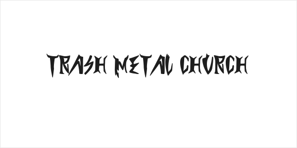 Trash Metal Church Logo