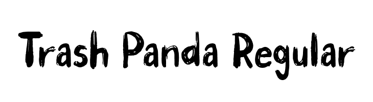 Trash Panda Regular  font caratteri gratis