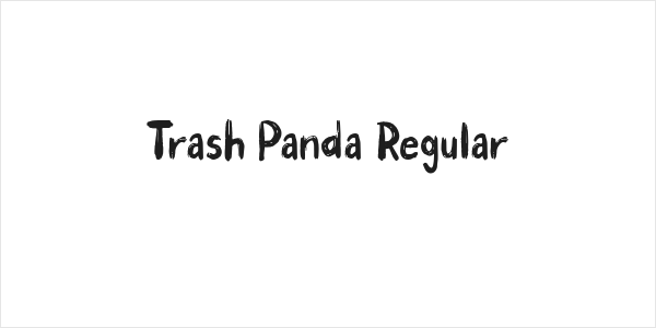 Trash Panda Regular Logo