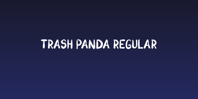 Trash Panda Regular Social Header
