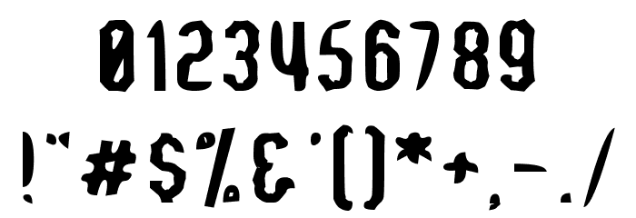 Trash Panda Font OTHER CHARS