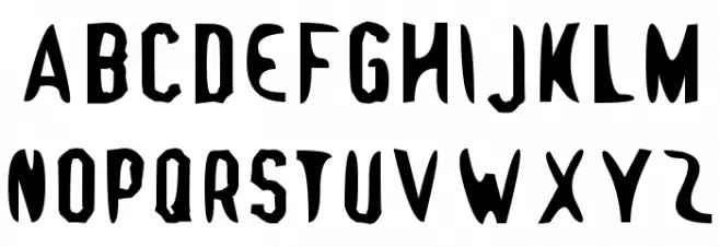 Trash Panda Schriftart Groß