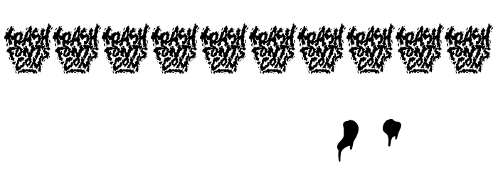 Trash Witch DEMO Schriftart Anderer Schreiben