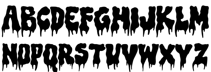 Trash Witch DEMO Schriftart Kleinbuchstaben