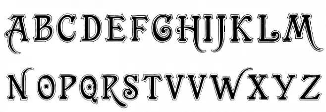 TrashBarusa Schriftart Groß