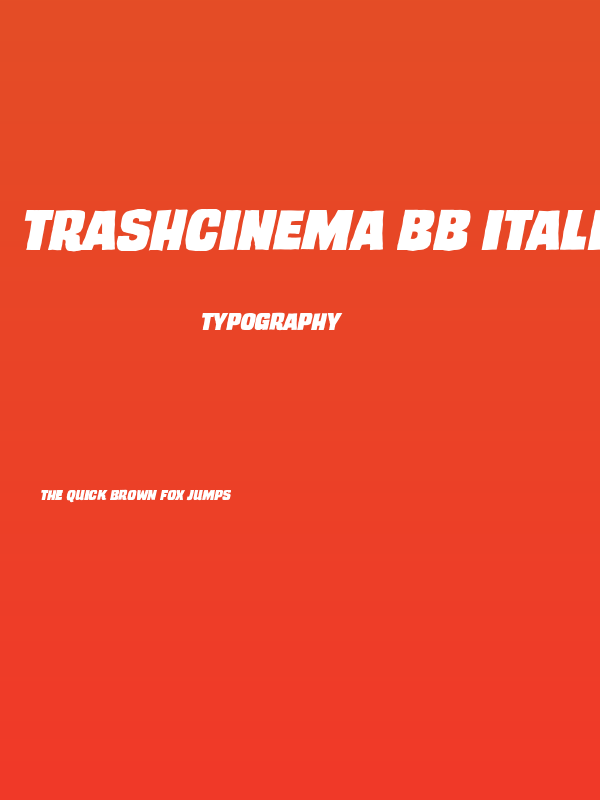 TrashCinema BB Italic Poster