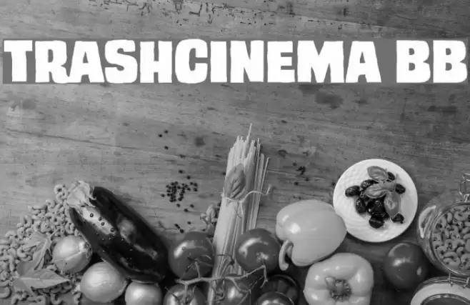 TrashCinema BB Font examples