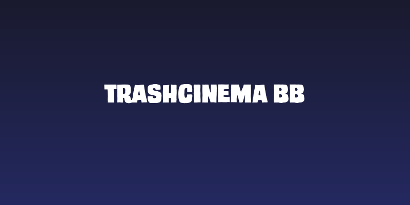 TrashCinema BB Social Header