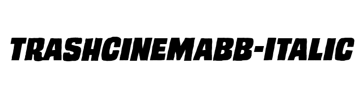 TrashCinemaBB-Italic  font caratteri gratis