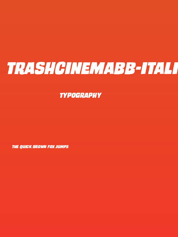 TrashCinemaBB-Italic Poster