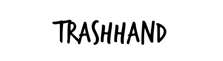 TrashHand Font