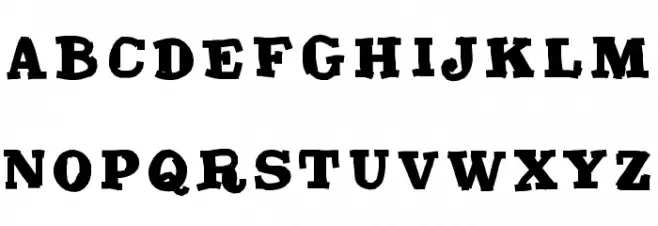 TrashMash Schriftart Groß