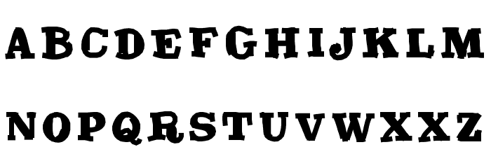 TrashMash Font LOWERCASE