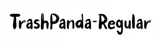 TrashPanda-Regular  Fuentes Gratis Descargar