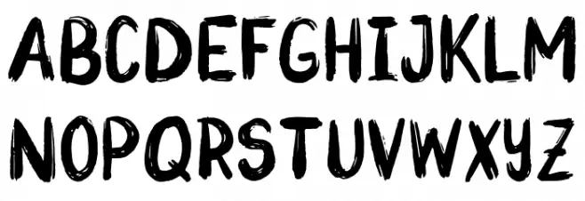 TrashPanda-Regular Schriftart Groß