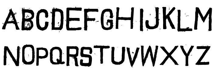 TrashToys02 Font LOWERCASE