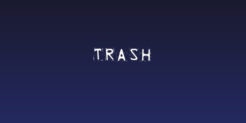 Trash Social Header