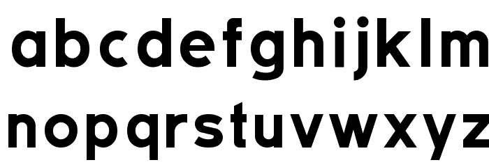 TratexSvart Font LOWERCASE