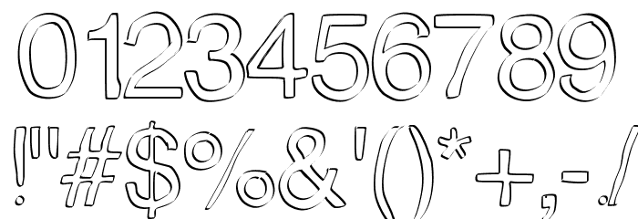 Trattopenlife Font OTHER CHARS