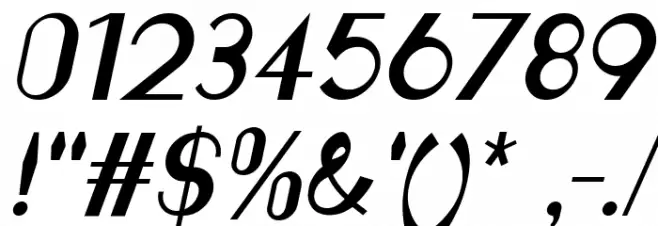 Traumerei Italic Font OTHER CHARS