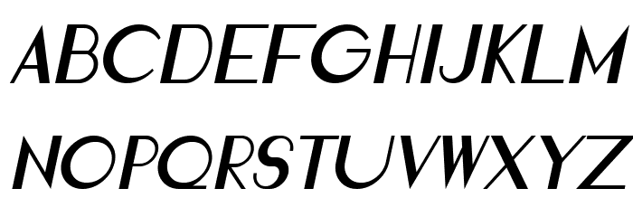 Traumerei Italic 字体 大写