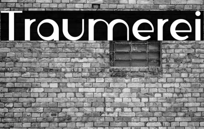 Traumerei Font examples