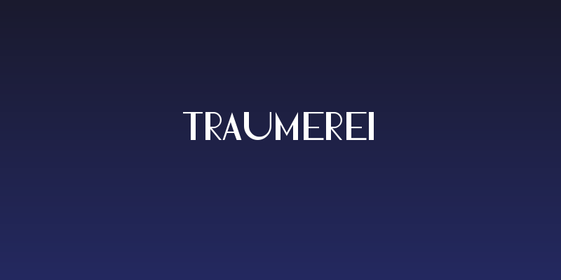 Traumerei Social Header