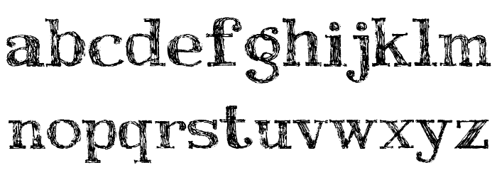 Travel Diary Font LOWERCASE