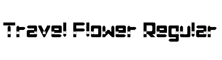 Travel Flower Regular  لخطوط تنزيل