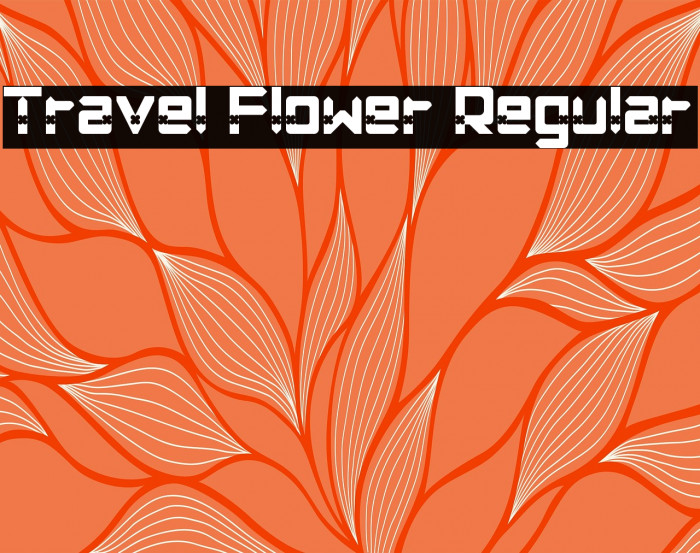 Travel Flower Regular Example 1