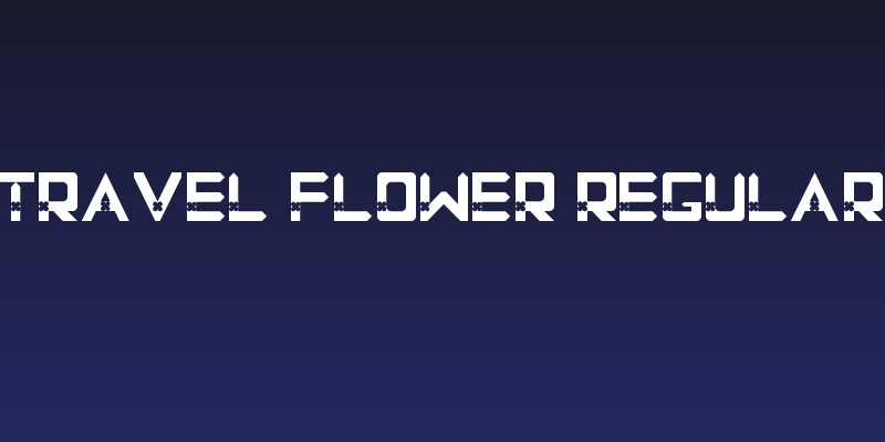Travel Flower Regular Social Header