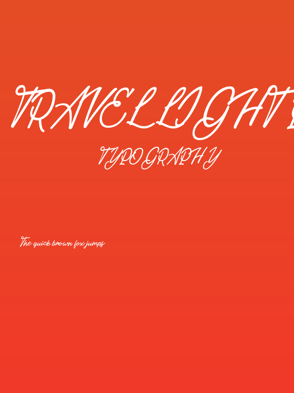 Travel Light Personal Use  Poster