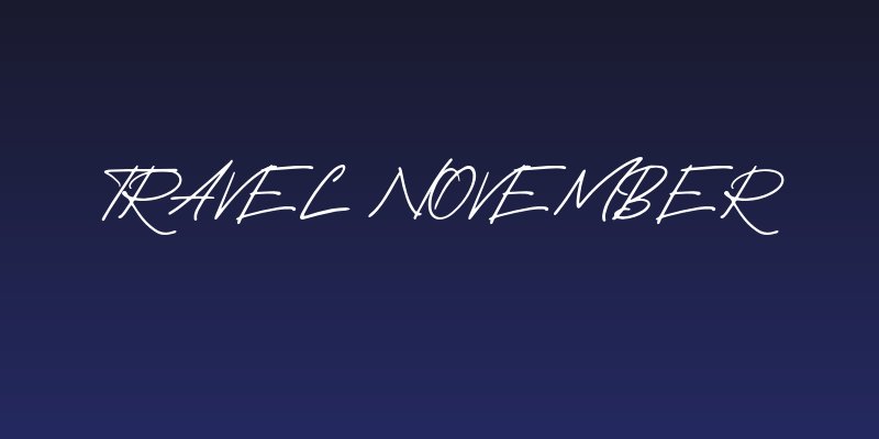 Travel November Social Header