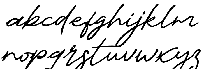 Travel November Font LOWERCASE