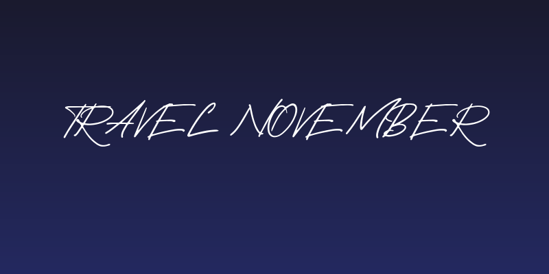 Travel November Social Header