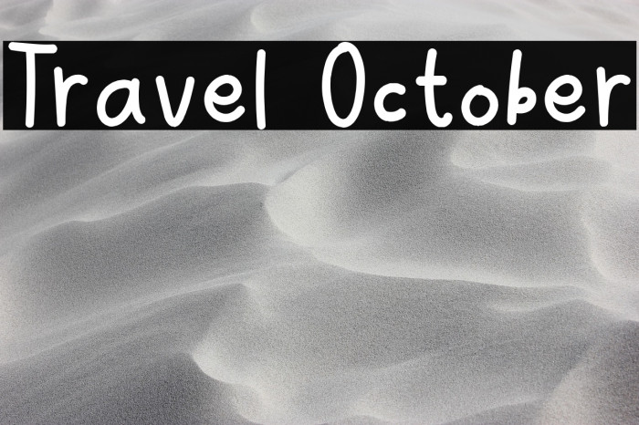 Travel October Example 2