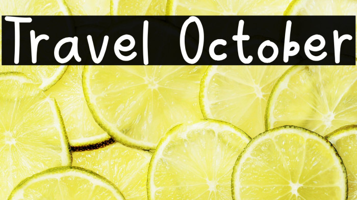 Travel October Example 3