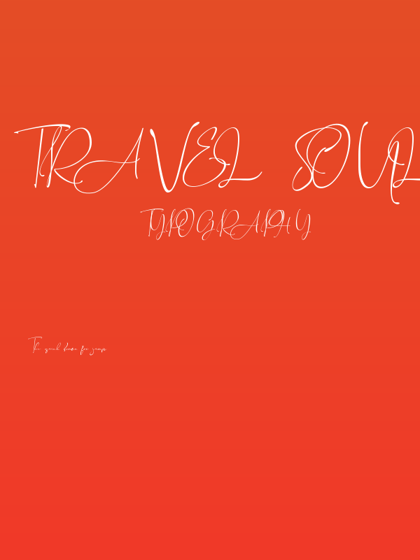 Travel Soulmates Signature Poster