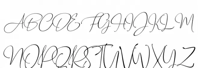 Travel Soulmates Signature 字体 大写