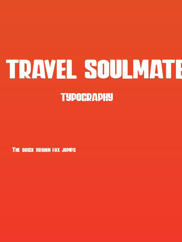 Travel Soulmates Weight Poster