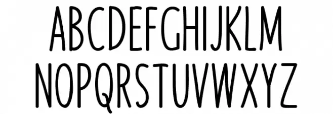 Travel Schriftart Groß