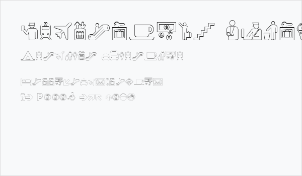 Travelcons Outline Business Card