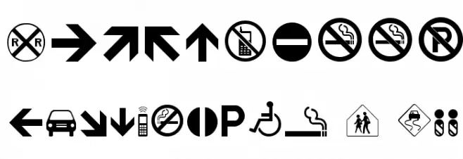 Travelcons Font OTHER CHARS