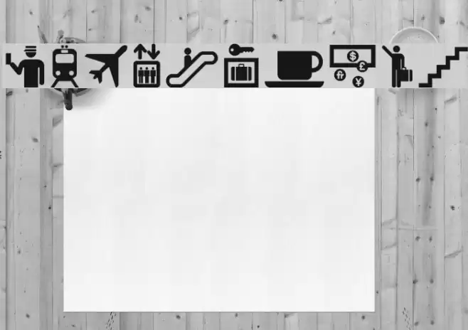 Travelcons Font examples