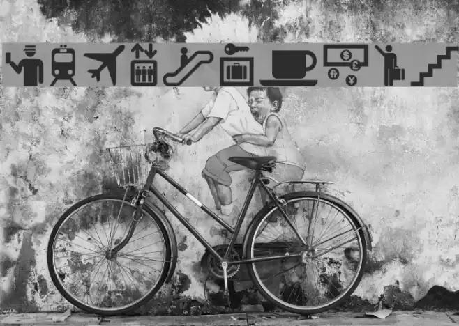 Travelcons Font examples