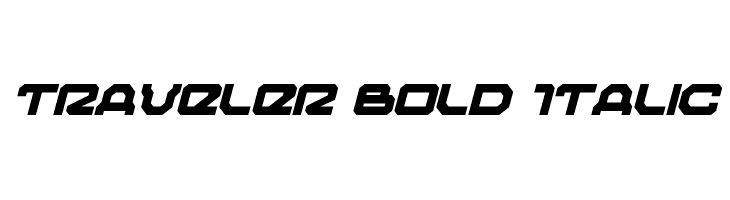 Traveler Bold Italic  font caratteri gratis
