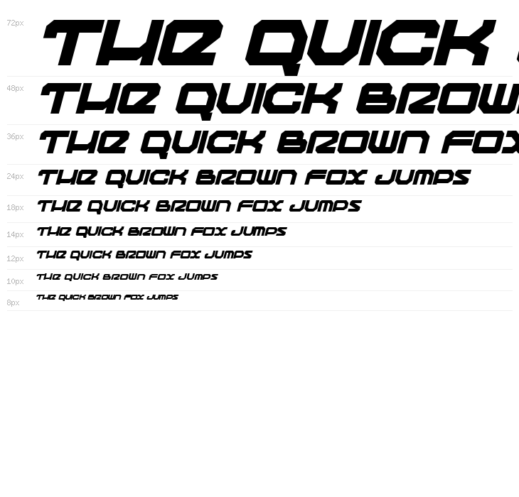 Traveler Bold Italic Waterfall