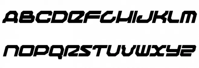 Traveler Bold Italic फ़ॉन्ट लोअरकेस