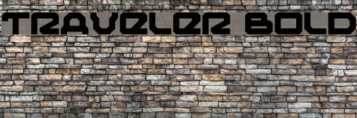 Traveler Bold Font examples